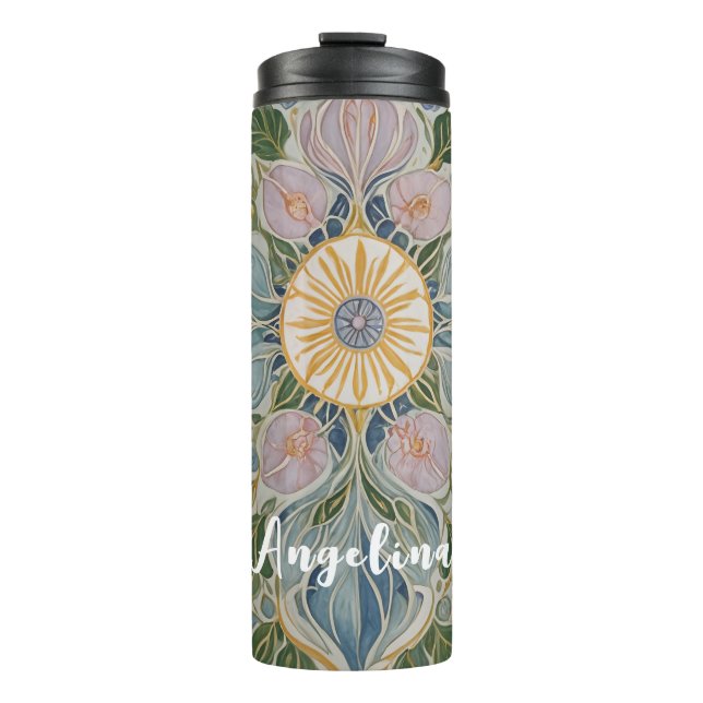 Kaleidoskop Personalisiert Thermosbecher (Vorderseite)