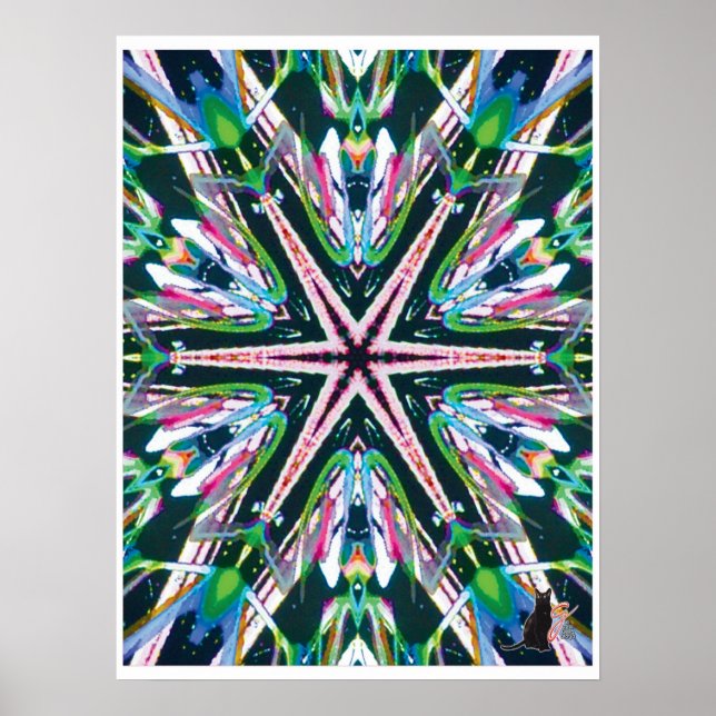 Kaleidoskop-Poster Poster (Vorne)