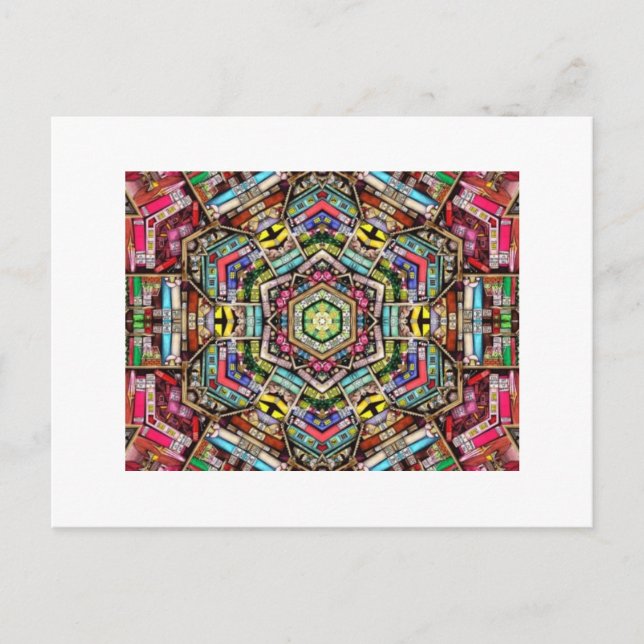 Kaleidoskop Postkarte (Vorderseite)
