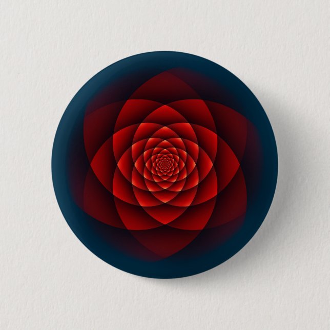 Kaleidoskop ROSE rot + Ihre Idee Button (Vorderseite)