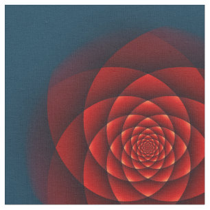 Kaleidoskop ROSE rot + Ihre Idee Stoff