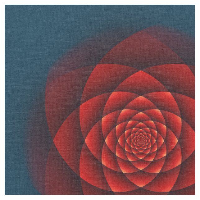 Kaleidoskop ROSE rot + Ihre Idee Stoff (Nahaufnahme)
