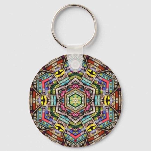 Kaleidoskop Schlüsselanhänger (Vorderseite)