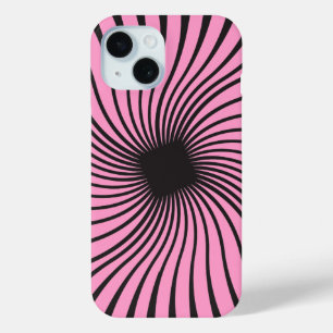 Kaleidoskop Schwarz-Rosa-Design Case-Mate iPhone Hülle