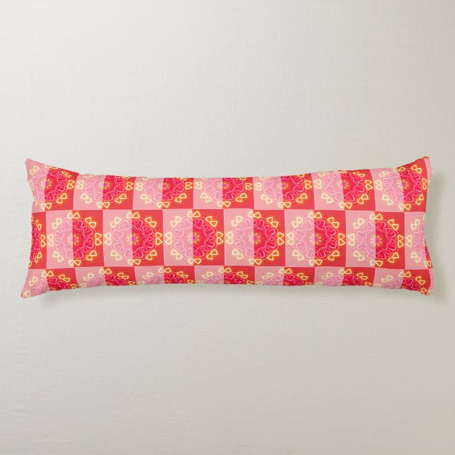 Kaleidoskop Seitenschläferkissen (Vorderseite)