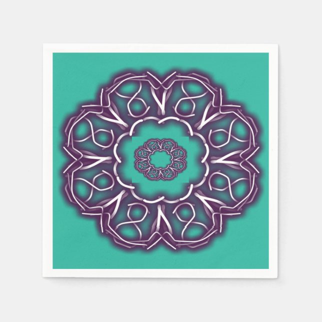 Kaleidoskop Serviette (Vorderseite)