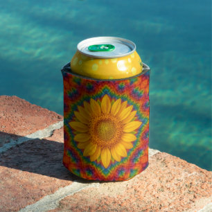 Kaleidoskop Sonnenblume Dosenkühler
