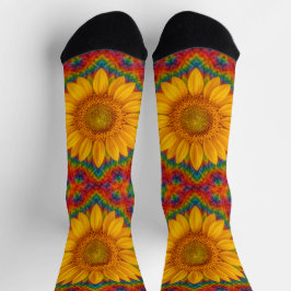 Kaleidoskop Sonnenblumen Socken