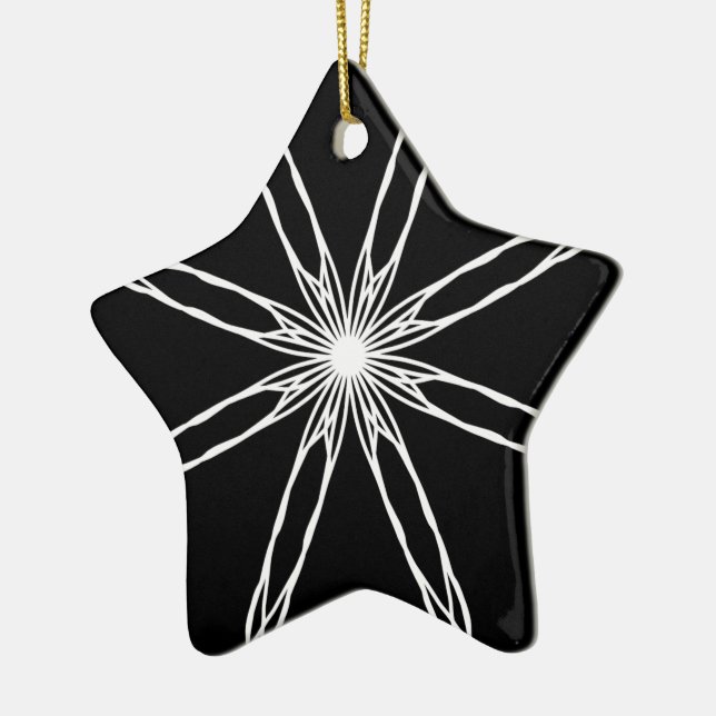 Kaleidoskop Star Keramik Ornament (Links)