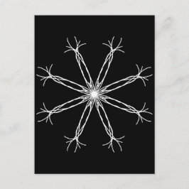 Kaleidoskop Star Postkarte