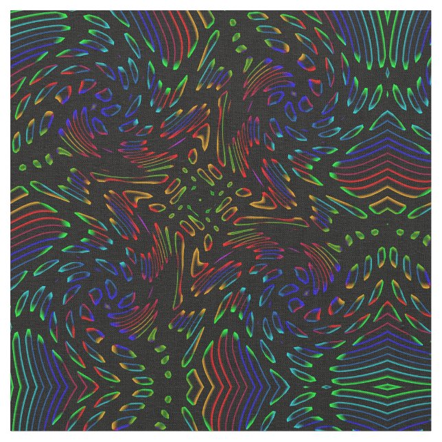 Kaleidoskop Stoff (Nahaufnahme)
