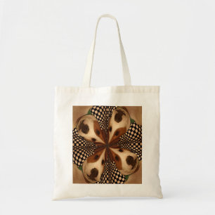 Kaleidoskop-Tasche mit 4 Welpen Tragetasche