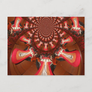 Kaleidoskop Tongue Art Print Customizing-Produkt Postkarte