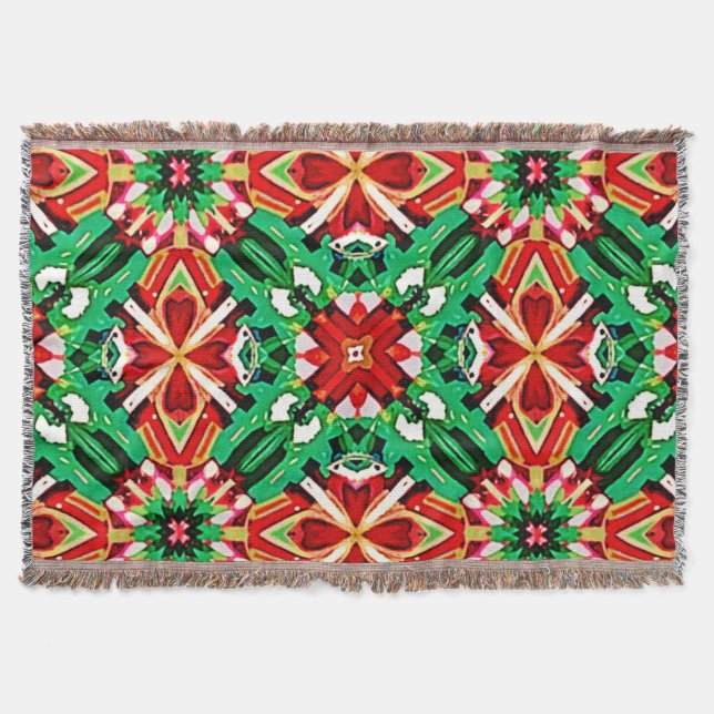 Kaleidoskop-Traum-Mandala-Kunst Decke (Vorderseite)