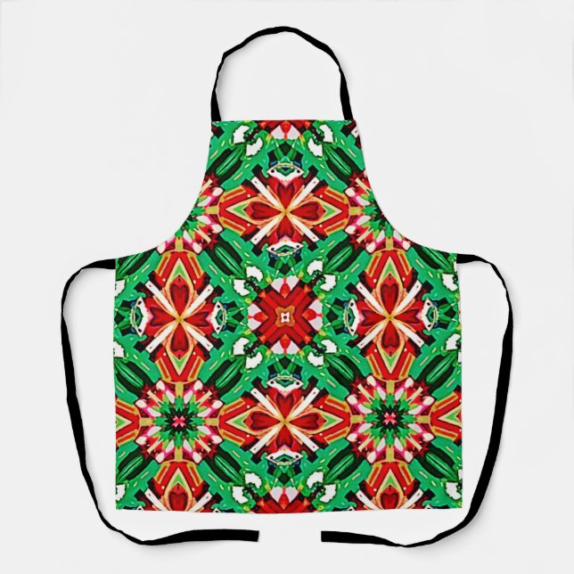 Kaleidoskop-Traum-Mandala-Kunst Schürze (Vorderseite)