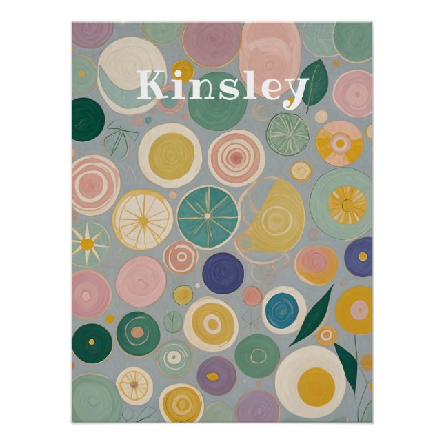 Kaleidoskop-Traum Personalisiert Poster (Vorderseite)