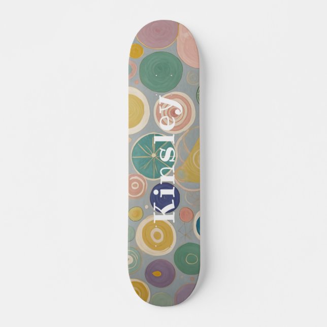Kaleidoskop-Traum Personalisiert Skateboard (Vorne)