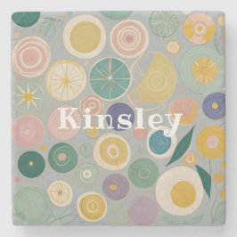 Kaleidoskop-Traum Personalisiert Steinuntersetzer