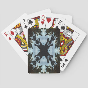 Kaleidoskop-Versteckmuster Spielkarten