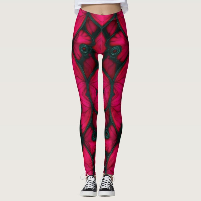Kaleidoskop Wings Leggings (Vorderseite)