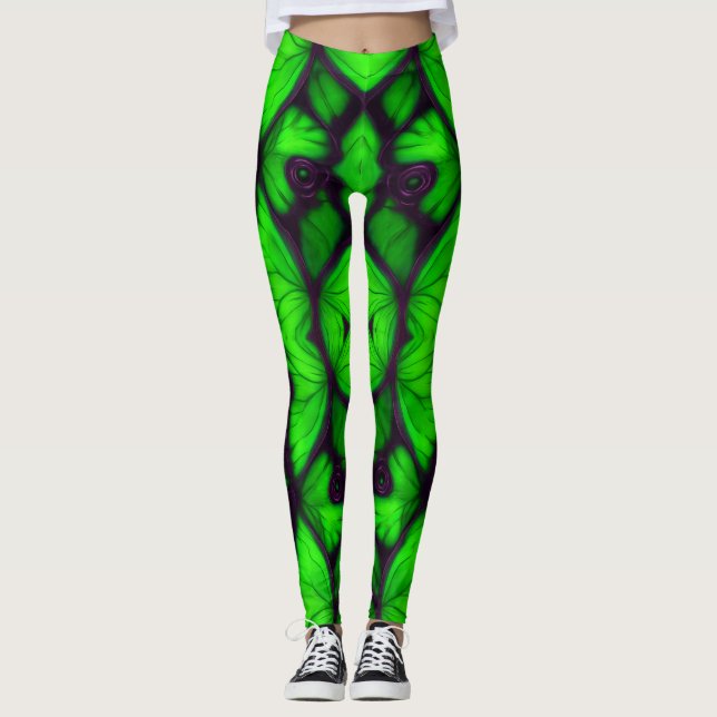 Kaleidoskop Wings Leggings (Vorderseite)