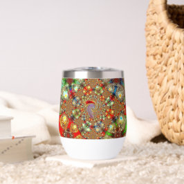"Kaleidoskop-Wut" (11oz.) Stiel-los-Tumbler