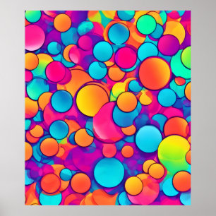 Kaleidoskop zirkulärer Träume Poster