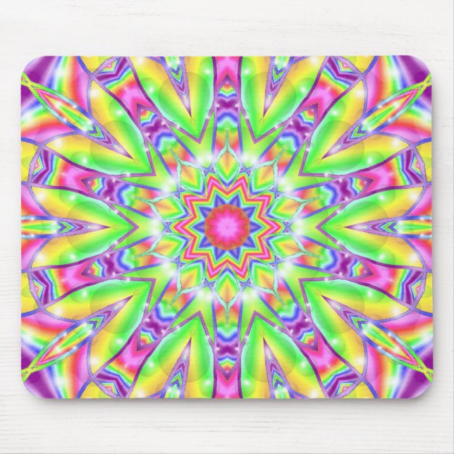 Kaleidoskop-Zirkus Mousepad (Vorne)