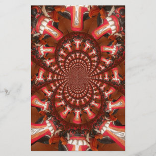 Kaleidoskop Zungen Kunst Druck/Grafik Briefpapier