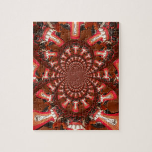 Kaleidoskop Zungen Kunstposter/Grafik Puzzle