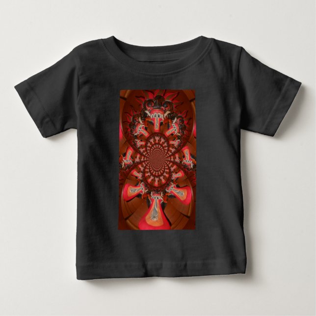 Kaleidoskop Zungenkunst Print/Graphic Baby T-shirt (Vorderseite)