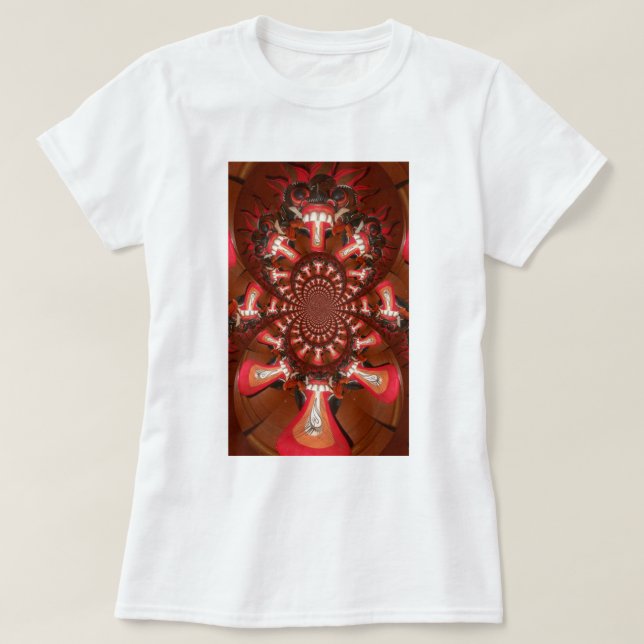 Kaleidoskop Zungenkunst Print/Graphic T-Shirt (Design vorne)