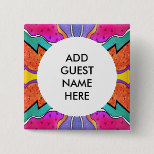 KALEIDOSKOPE WATERCOLOR BUTTON