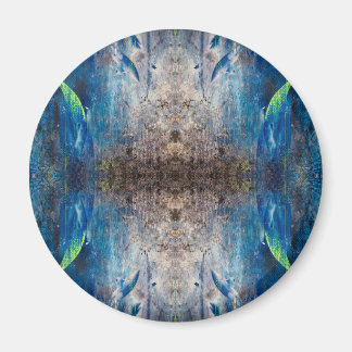 Kaleidoskopisch abstrakt bunt bohemien mandala magnet
