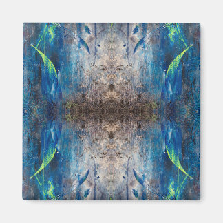 Kaleidoskopisch abstrakt bunt bohemien mandala magnet
