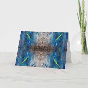 Kaleidoskopisch abstrakt bunt verspielt mandala karte