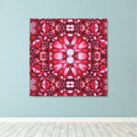 Kaleidoskopische Crimson Dahlia