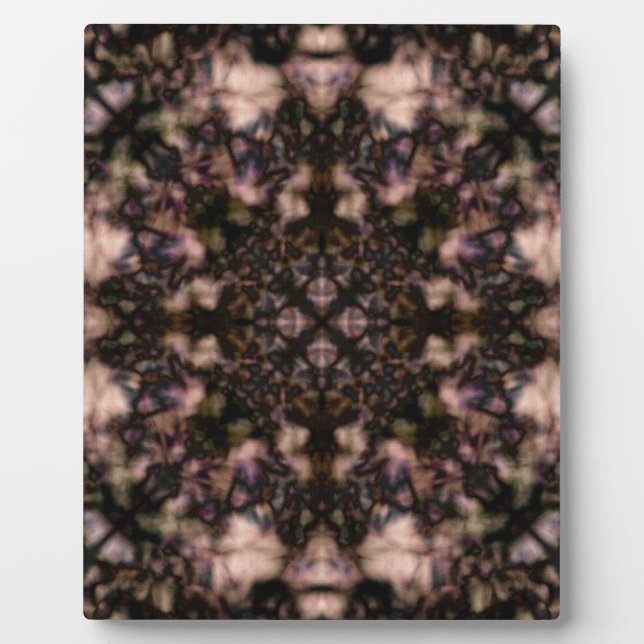 Kaleidoskopmuster Fotoplatte (Vorderseite)