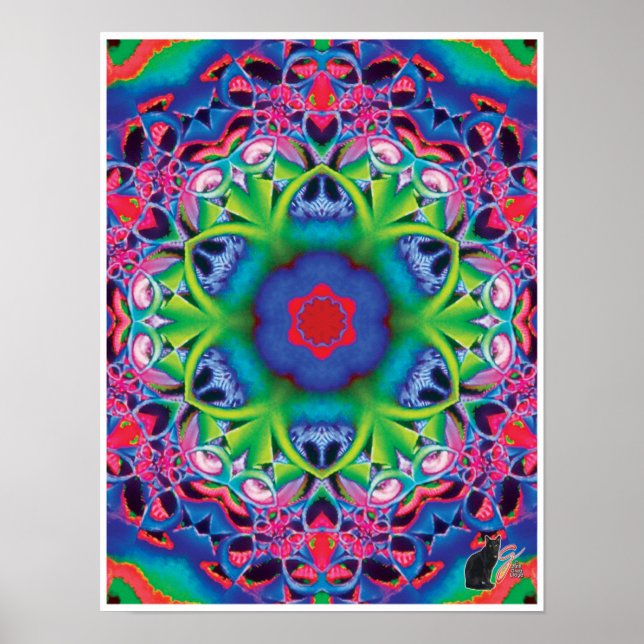 KALEIDOSKOPOSTER POSTER (Vorne)