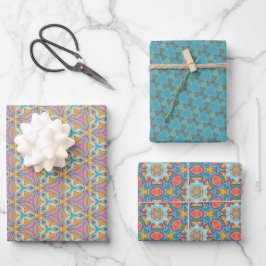 KaleidoTräume Ein bezaubernder Farbschlauch Set 16 Geschenkpapier Set