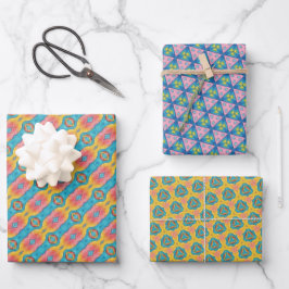 KaleidoTräume Ein bezaubernder Splash des Set 04 Geschenkpapier Set