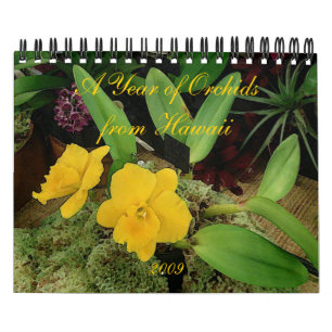 Kalender 2009: Ein Jahr der Orchideen von Hawaii