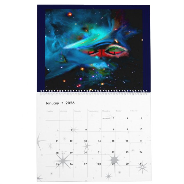 Kalender 2012 - Betelgeuse und Mintaka (Jan 2026)
