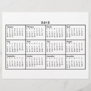 Kalender 2012 flyer