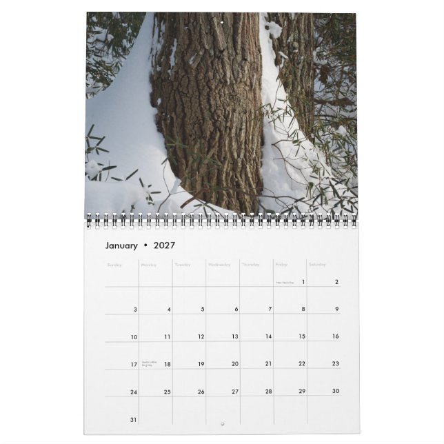 Kalender 2012 Neu-England von der wilden (Jan 2027)
