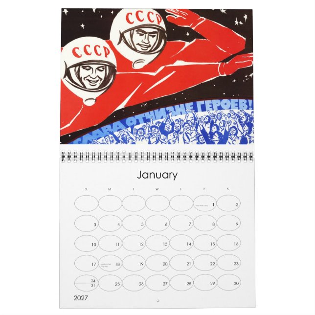 Kalender 2012 - sowjetisches Thema (Jan 2027)