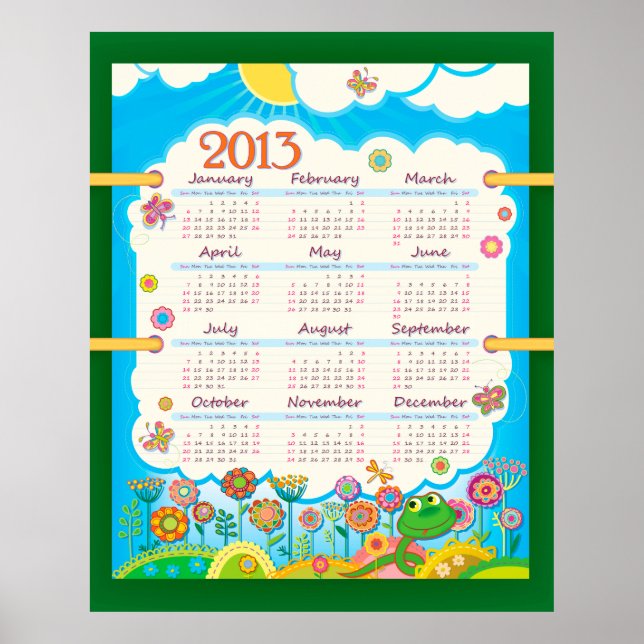 Kalender 2013 3 Poster (Vorne)
