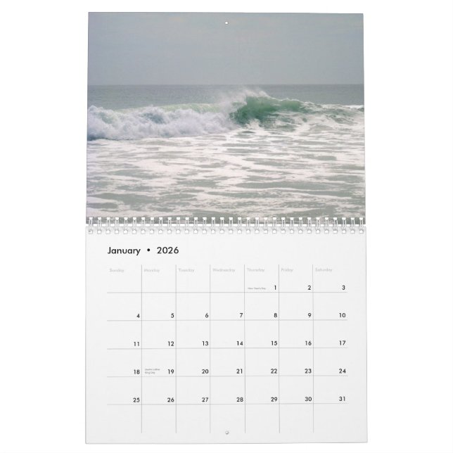 Kalender 2013 durch das Meer (Jan 2026)