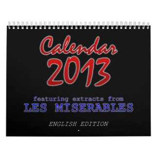 Kalender 2013, englisch