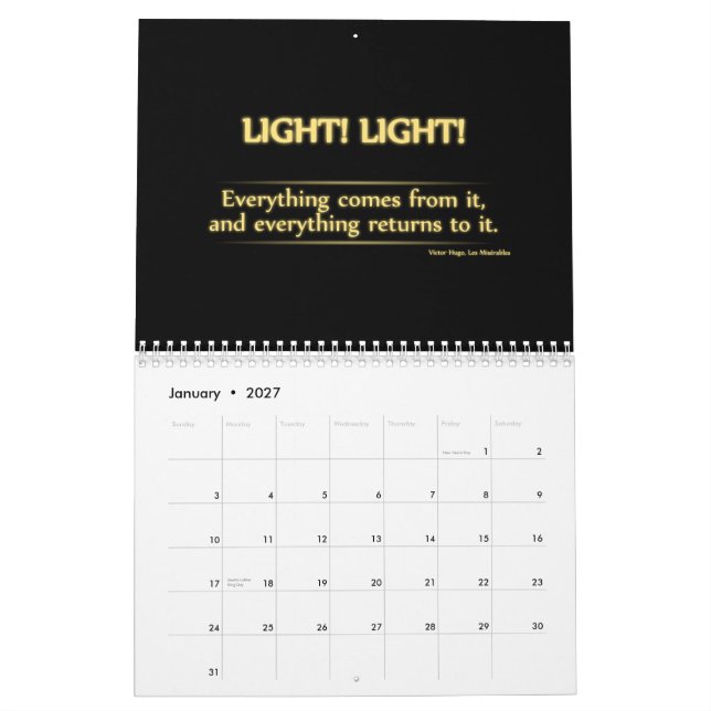 Kalender 2013, englisch (Jan 2027)